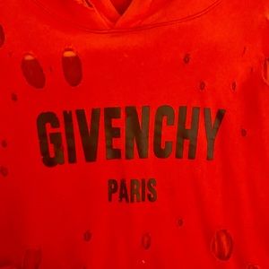 Distressed Givenchy Paris Hoodie